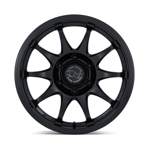 Black Rhino Hard Alloys BR038 RONIN 17x8.5 Matte Black Wheel with 6x135 Bolt Pattern and 87.10 Center Bore