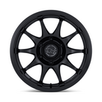 Black Rhino Hard Alloys BR038 RONIN 17x8.5 Matte Black Wheel with 6x114.3 Bolt Pattern and +25 Offset
