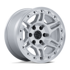 Black Rhino Hard Alloys Vanguard 20x9 Gloss Silver with Machined Face Wheel
