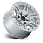 Black Rhino Hard Alloys Vanguard 20x9 5x130 +15 Gloss Silver with Machined Face Wheel