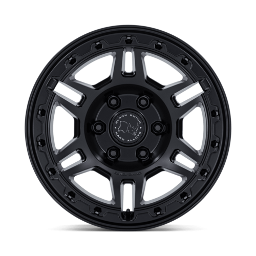 Black Rhino Hard Alloys Vanguard 17x8.5 Matte Black Wheel with 6x139.7 Bolt Pattern and +0 Offset