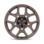 Black Rhino Hard Alloys BR406 Rockledge 20x8.5 Matte Bronze Wheel with 5x139.7 Bolt Pattern and +35 Offset