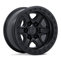 Black Rhino Hard Alloys ECHO TRAIL LOCK 17x8.5 Matte Black Beadlock Wheel with 6x135 Bolt Pattern and +25 Offset
