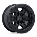 Black Rhino Hard Alloys Echo Trail Lock 17x8.5 Matte Black Beadlock Wheel
