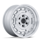 Black Rhino Hard Alloys Vagabond 17x8 Silver Machined Face Wheel (Part Number BR600SD17806832)