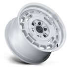 Black Rhino Hard Alloys Vagabond 17x8 6x130 +32 Gloss Silver Machined Face Wheel