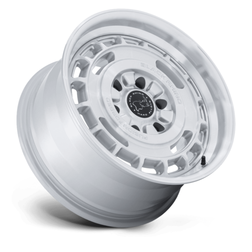 Black Rhino Hard Alloys Vagabond 17x8.5 Inch Silver Machined Face Wheel