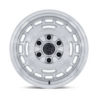 Black Rhino Hard Alloys Vagabond 17x8 Silver Machined Face Wheel (Part Number BR600SD17806832)