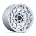 Black Rhino Hard Alloys BR026 Congo 17x8.5 Inch Wheel in Gloss Silver with Machined Face, 5x114.3 Bolt Pattern, +35 Offset