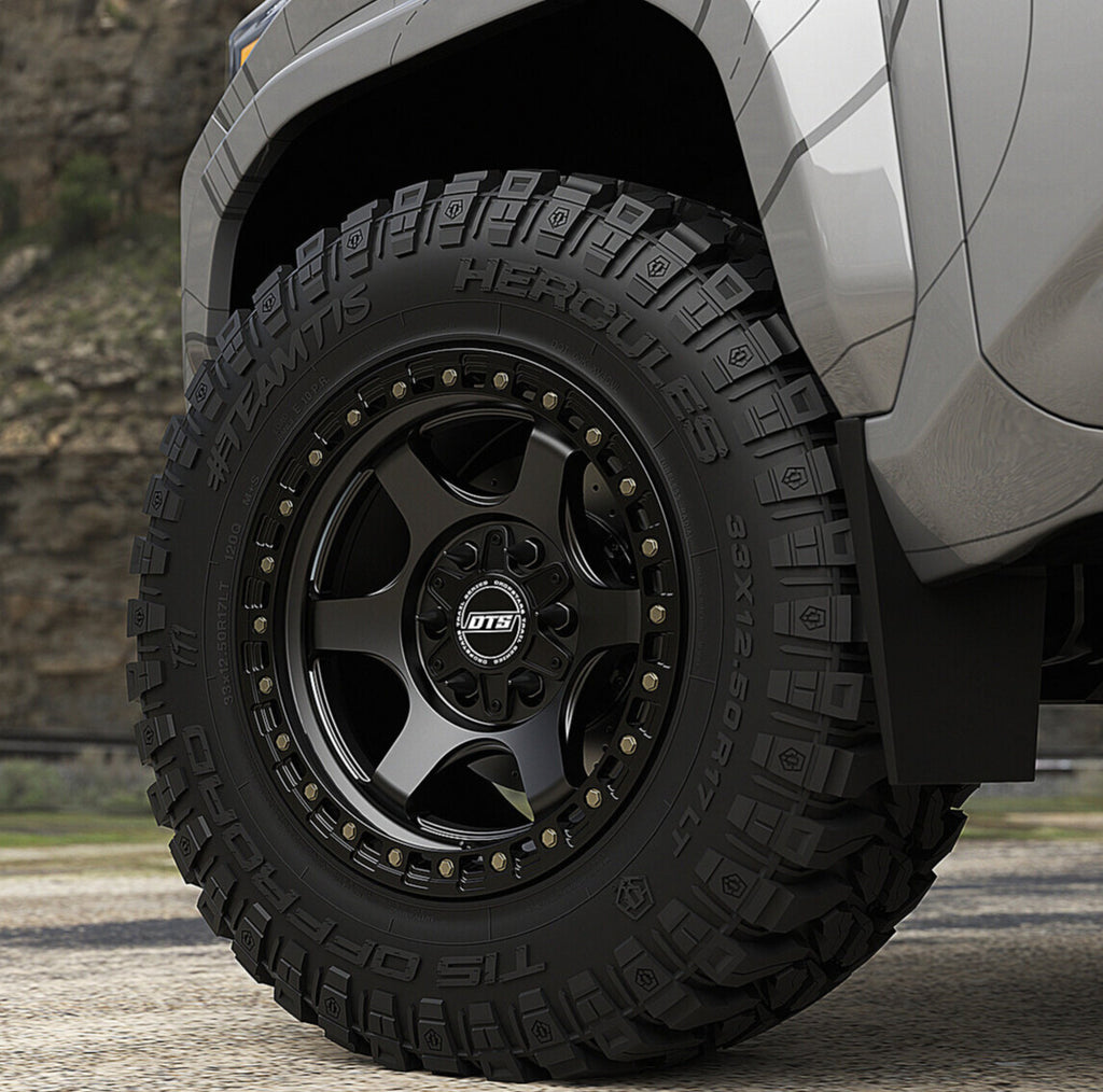DROPSTAR TRAIL SERIES 604SB WHEELS 5X5.0(127) & 5X5.5(139.7) - SATIN BLACK