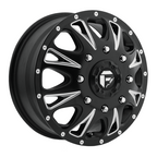 Fuel 1PC D513 Throttle 17x6.5 Inch Matte Black Milled Wheel with 8x210 Bolt Pattern and +129 Offset