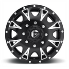 Fuel 1PC D513 Throttle 17x6.5 Inch Matte Black Milled Wheel with 8x210 Bolt Pattern and +129 Offset