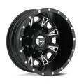 Fuel 1PC D513 Throttle 17x6.5 Inch Matte Black Milled Wheel with 8x210 Bolt Pattern and -140 Offset