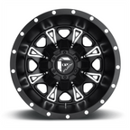 Fuel 1PC D513 Throttle 17x6.5 Matte Black Milled Wheel with 8x165.1 Bolt Pattern and -140 Offset
