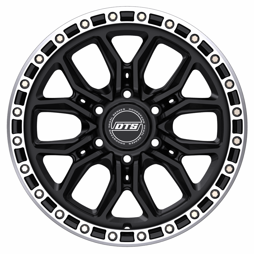 Dropstars Trail Series 17x9 Cast Aluminum Wheel with 6x135 Bolt Pattern and +00 Offset