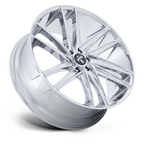 DUB 1PC DC275 BLAZE 24x10 Chrome Wheel with 6x139.7 Bolt Pattern and +25 Offset