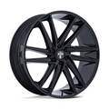 DUB 1PC DC275 BLAZE 26-Inch Gloss Black Off-Road Wheel with 6x139.7 Bolt Pattern and +25 Offset