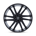 DUB 1PC DC275 BLAZE 26x10 Inch Gloss Black Wheel with 6x135 Bolt Pattern and +30 Offset