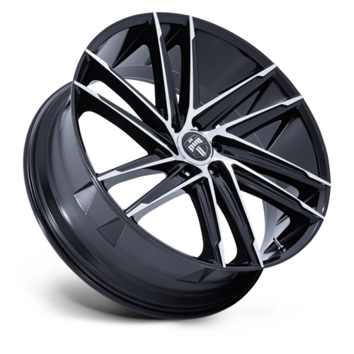 DUB 1PC DC275 BLAZE 26x10 Inch Gloss Black Machined Wheel with 6x135 Bolt Pattern and +30 Offset