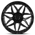 20X10 LOCK OFF-ROAD MATRIX WHEELS 6X5.5(139.7) & 6X135 -12 OFFSET - MATTE BLACK
