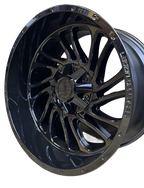 22X12 LEGION OFF-ROAD L2 WHEELS, -44 Offset, 8X170, GLOSS BLACK