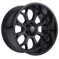 Edge Off Road 301B 20x9 Cast Aluminum Wheel with 5x5.00/5x5.50 Bolt Pattern and +00 Offset