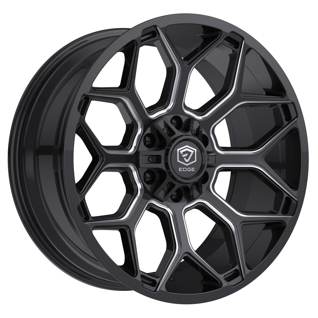 Edge Off Road 302BM 20x9 Cast Aluminum Wheel with 6x135 and 6x5.50 Bolt Patterns, +18 Offset
