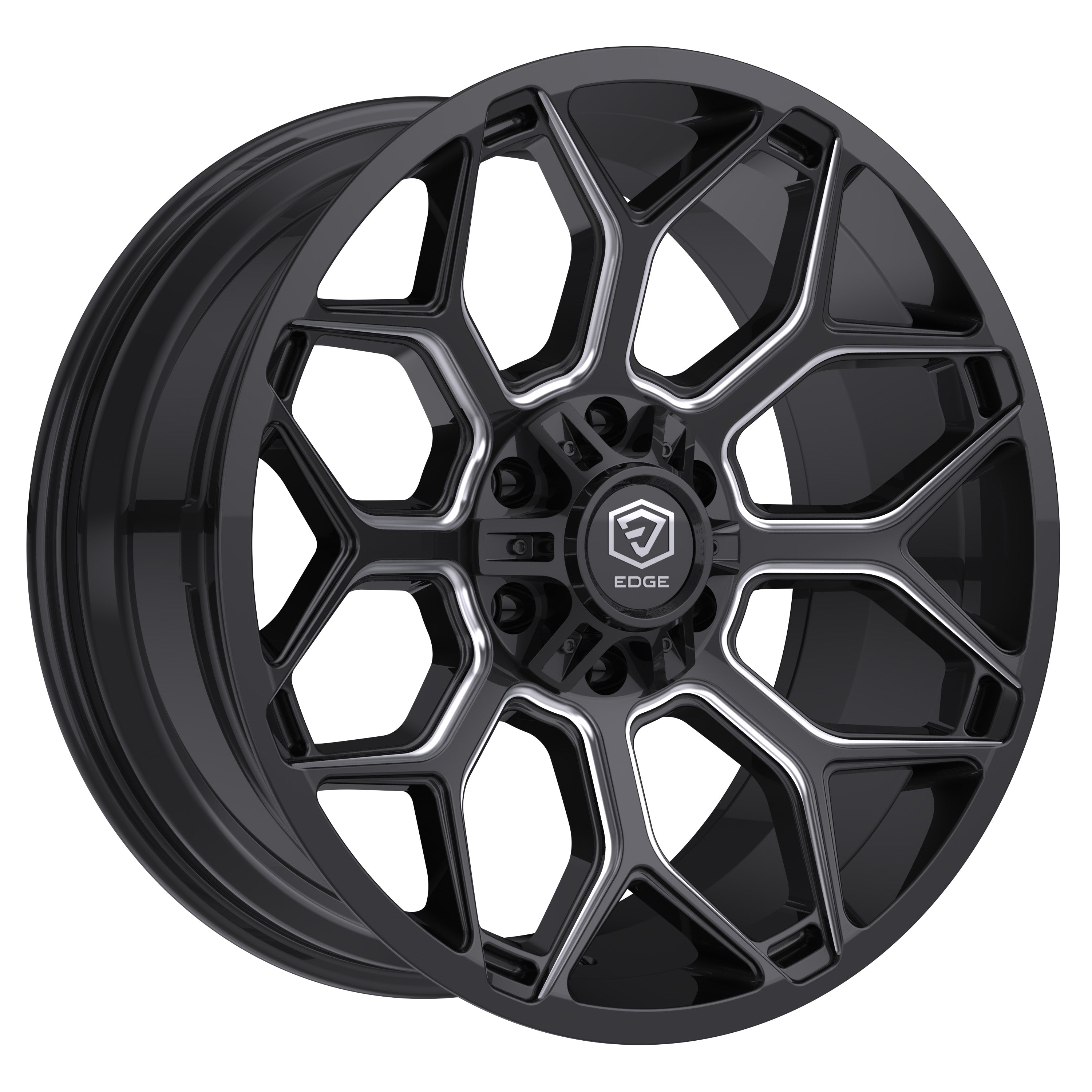 Edge Off Road 302BM 20x9 Cast Aluminum Wheel with 6x135 and 6x5.50 Bolt Patterns, +18 Offset