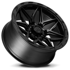 20X10 LOCK OFF-ROAD MATRIX WHEELS 6X5.5(139.7) & 6X135 -12 OFFSET - MATTE BLACK
