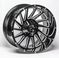 20X10 XTREME FORCE TWIST WHEELS 6X5.5(139.7) & 6X135 -25 OFFSET - GLOSS BLACK & MILLED
