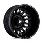 Fuel 1PC D868 ARC Dually 20x8.25 Inch Gloss Black Milled Aluminum Wheel