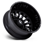 Fuel 1PC D868 ARC Dually 20x8.25 Inch Gloss Black Milled Aluminum Wheel