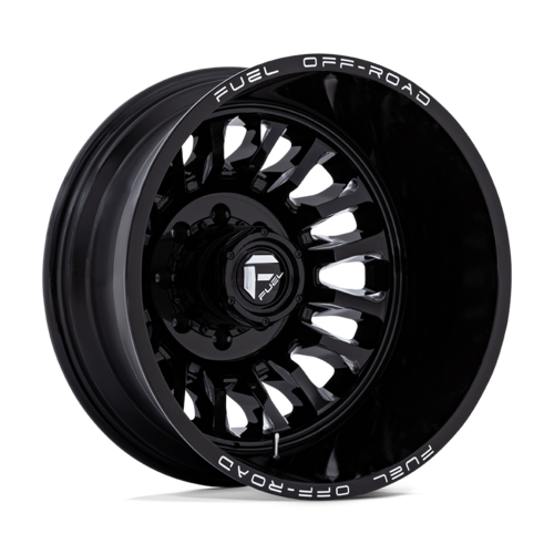 Fuel 1PC D868 ARC Dually 22x8.25 Gloss Black Milled Wheel with -240 Offset