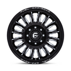 Fuel 1PC D868 ARC Dually 22x8.25 Inch Gloss Black Milled Wheel with 8x200 Bolt Pattern and 142mm Center Bore