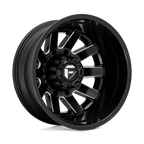 20X8.25 FUEL D538 MAVERICK WITH 8X200 BOLT PATTERN - MATTE BLACK MILLED