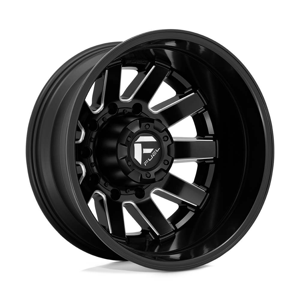 20X8.25 FUEL D538 MAVERICK WITH 8X200 BOLT PATTERN - MATTE BLACK MILLED
