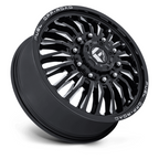 Fuel 1PC D868 ARC Dually 22x8.25 Inch Gloss Black Milled Wheel with 10x225 Bolt Pattern and +104 Offset