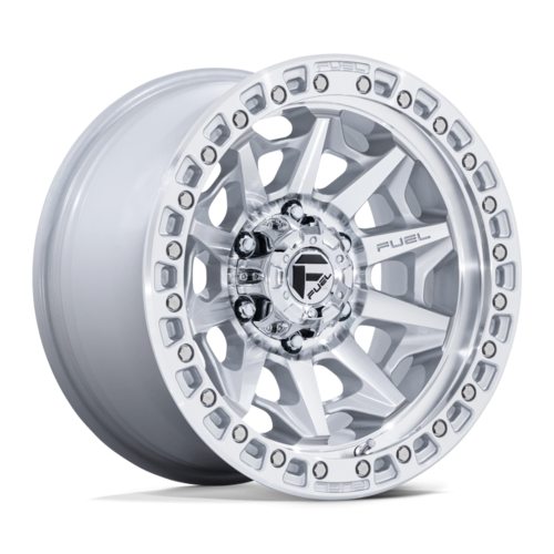 Fuel 1PC D883 Covert 20x9 Silver Machined Face Wheel with 6x139.7 Bolt Pattern