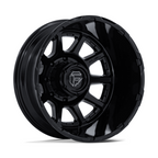 Fuel 1PC D911 Circuit Dually 20x8.25 Inch Gloss Black Wheel with 8x210 Bolt Pattern and -221 Offset