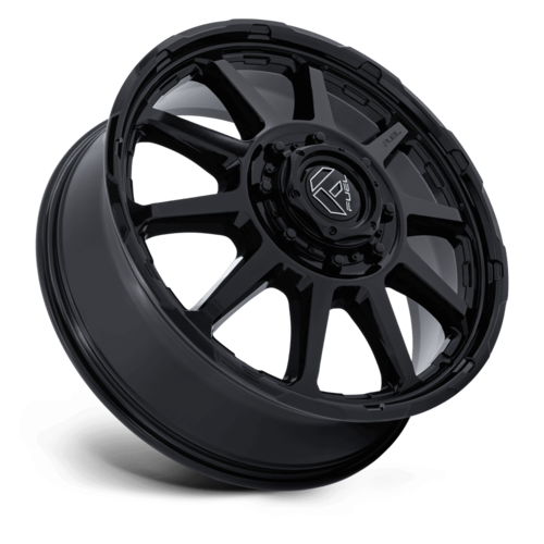 Fuel 1PC D911 Circuit Dually 20x8.25 Inch Gloss Black Alloy Wheel with 8x200 Bolt Pattern and 105mm Offset