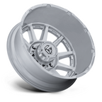 Fuel 1PC D912 Circuit Dually 20x8.25 Inch Gloss Silver Wheel with Machined Face and 10x225 Bolt Pattern