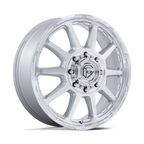 Fuel 1PC D912 Circuit Dually 22x8.25 Wheel with Silver Gloss Finish and Machined Face