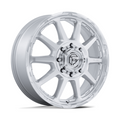 Fuel 1PC D912 Circuit Dually 22x8.25 Inch Wheel with Gloss Silver Machined Face