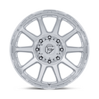 Fuel 1PC D912 Circuit Dually 24x8.25 Inch Wheel with Gloss Silver Machined Face Finish