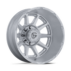 Fuel 1PC D912 Circuit Dually 24 Inch Gloss Silver Wheel with Machined Face, 10x225 Bolt Pattern, -202 Offset