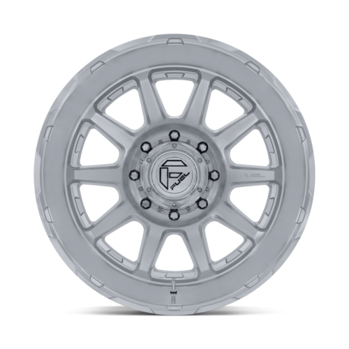 Fuel 1PC D912 Circuit Dually 24x8.25 Wheel - Silver Gloss with Machined Face, 8x210 Bolt Pattern, -221 Offset