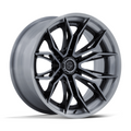 Fuel 1PC FC404 MUTINY 22x10 Black Gloss with Brushed Dark Tint Wheel