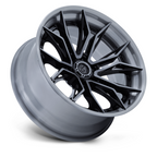 Fuel 1PC FC404 MUTINY 22x10 Gray Gloss Black Brushed Dark Tint Wheel - 6x135 Bolt Pattern, -18 Offset, 87.10 Center Bore