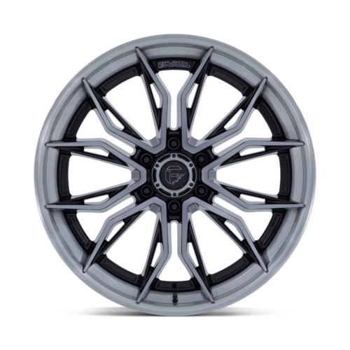 Fuel 1PC FC404 MUTINY 22x9.5 Inch Gloss Black with Brushed Dark Tint Wheel for 6x135 Bolt Pattern and +20 Offset