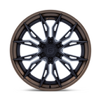 Fuel 1PC FC404 MUTINY 20x9 Matte Black with Gloss Bronze Lip Wheel